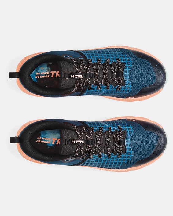 Unisex UA HOVR™ Ridge Trek Trail Running Shoes in Blue image number 2